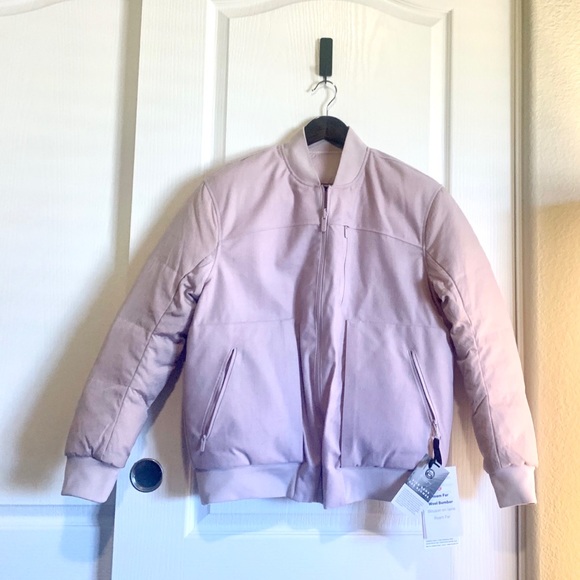 🟠SOLD🟠Roam Far Wool Reversible Bomber/Waterproof/Pink - Picture 6 of 13